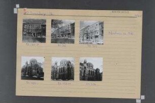 Straßenansichten. Berlin, Mitte, Oranienburger Straße