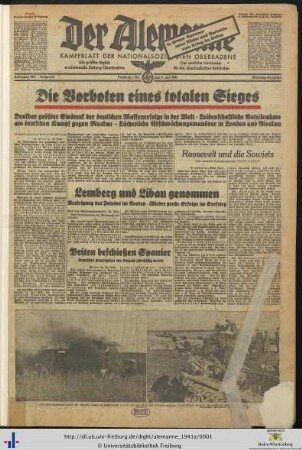 01.07.1941 (Dienstag-Ausgabe)