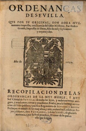 Ordenanças de Sevilla
