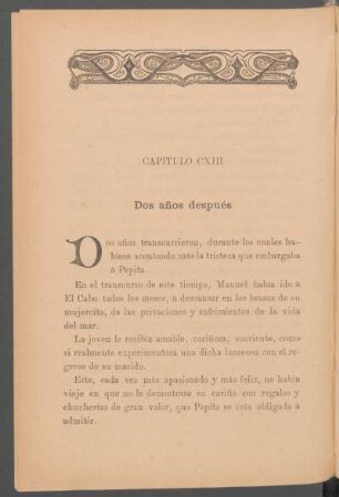 Capítulo CXIII - Dos años después
