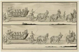 Wagen der Nymphen beim Venusfest 1719 im Großen Garten