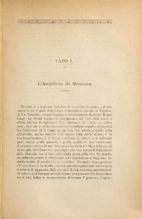 Mentana : Studio storico