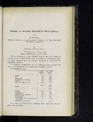 Beiträge zur chemischen Kenntniß der Gemüsepflanzen.