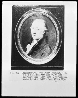 Bildnis des Johann Gotthard von Müller