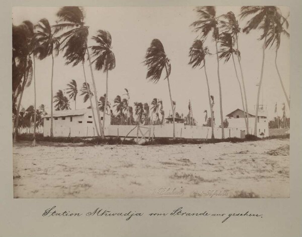 Mkivadja station seen from the beach