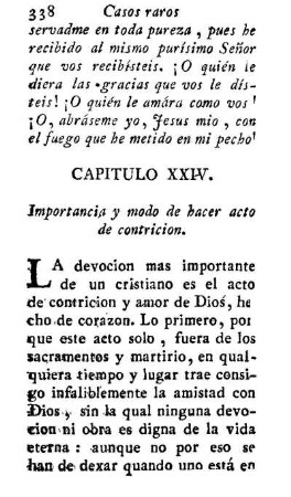 Capitulo XXIV. Importancia y modo de hacer acto de contricion.