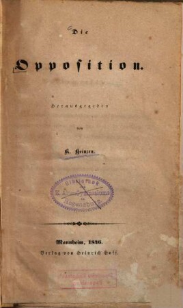 Die Opposition