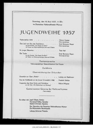 Jugendweihe 1957