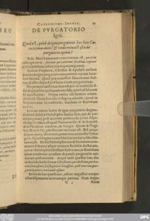 De Purgatorio Igni.