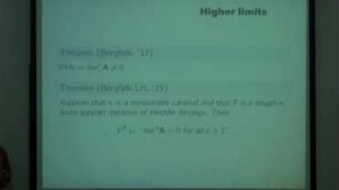 Simultaneously vanishing higher derived limits