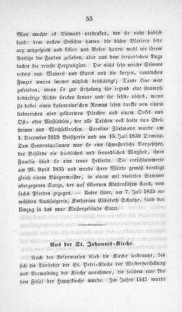 Aus der St. Johannis-Kirche.