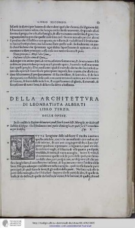 Libro Terzo: Delle opere