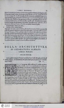 Libro Terzo: Delle opere