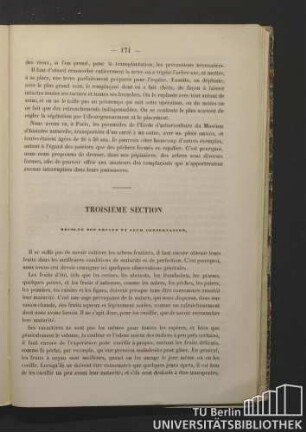 Troisième Section. Récolte des fruits et leur conservation.