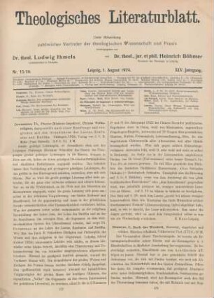 177-178 [Rezension] Devaranne, Theodor, Chinas Volksreligion dargestellt nach einer Rundfrage und verglichen mit den Grundlehren des Laotze, Konfuzius und Buddha