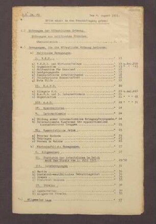 Lageberichte des Reichskommissars für Überwachung der öffentlichen Ordnung, Nr. 49