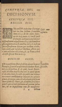 Decisionum Centuria IIII.