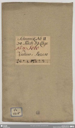 Sonatas - Mus.2-R-8,29 : vl, bc - G