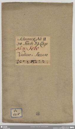 Sonatas - Mus.2-R-8,29 : vl, bc - G