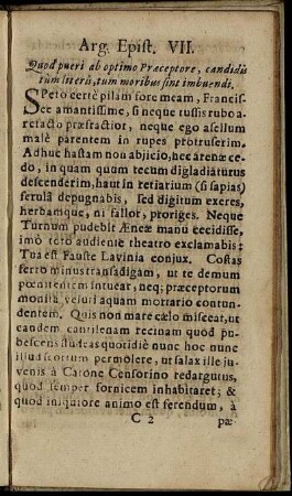 Arg. Epist. VII.
