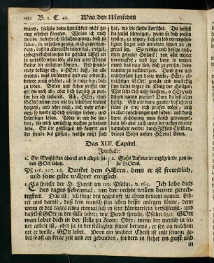 430-454, Das XLII. Capitel - Das XLV. Capitel
