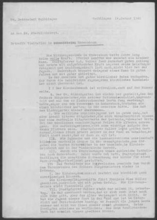 Endersbach: Visitationsbericht 1946