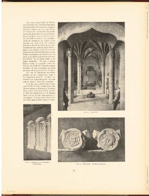 Märkisches Museum, Berlin: Innenansichten, Detail Waffenhalle (aus: Neubauten der Stadt Berlin, Bd. VIII, 1909)
