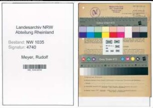 Entnazifizierung Rudolf Meyer , geb. 17.01.1902 (Architekt)