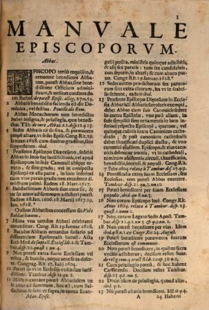 Enchiridion sive manuale episcoporum