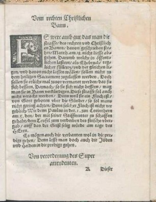 Von verordenung des Superattendenten