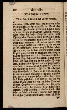106-111, Sechstes Capitel