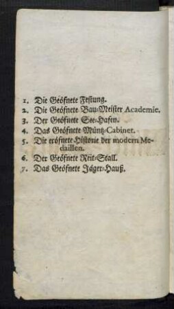 Inhaltsverzeichnis des Sammelbandes.