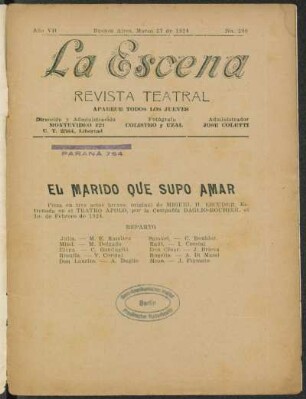 El marido que supo amar : pieza en tres actos breves
