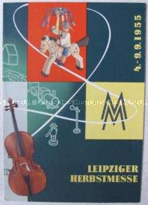 Werbeprospekt zur Leipziger Herbstmesse 1956 in italienischer Sprache