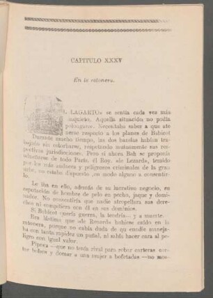 Capítulo XXXV - En la ratonera.
