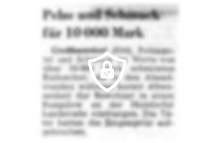 Pelze und Schmuck für 10000 [Name maskiert]