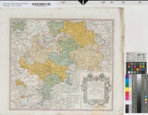 Bayreuth, Kulmbach, Markgrafschaft, Territorium: Principatus Brandenburgico-Culmbacensis vel Baruthinus Tabula Geographica quoad Partem Superiorem expressus