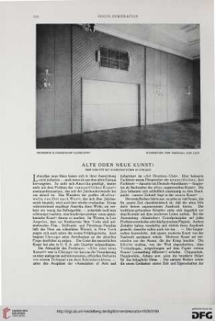 39: Alte oder neue Kunst? : eine Debatte mit Schiedsrichtern in Chicago