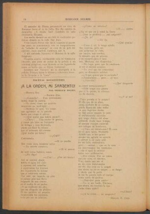 Escenas bonaerenses - ¡A la orden, mi sargento!