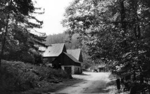 Schmiedeberg-Hennersdorf. Lehnmühle, unweit der Talsperre Lehnmühle