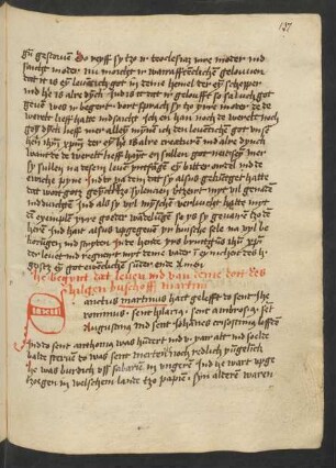 Leben des hl. Martin von Tours (Prosalegende, Mirakel)