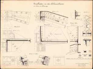 Kanalisierung der Oder Schleuse, Krempa: Schleusentore: Details 1:5
