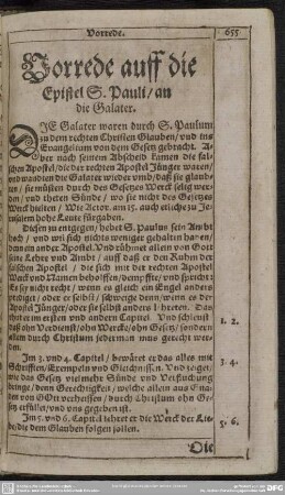 [Die Epistel Sanct Pauli, an die Galater]