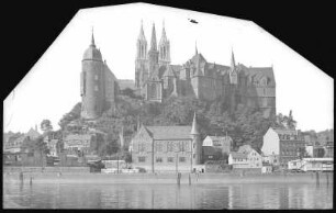Meißen. Albrechtsburg und Dom mit neuen Türmen