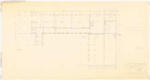 Gartenanlage Verbandsberufsschule, Grevenbroich: Berufsschulgebäude, Grundriss Untergeschoss 1:100