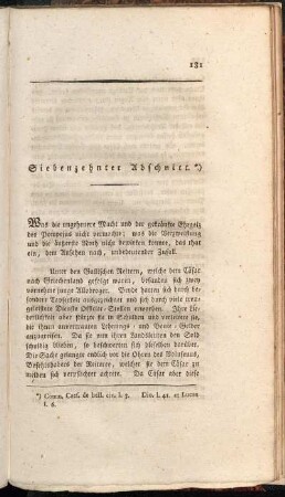 Siebenzehnter Abschnitt
