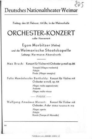 Orchester-Konzert