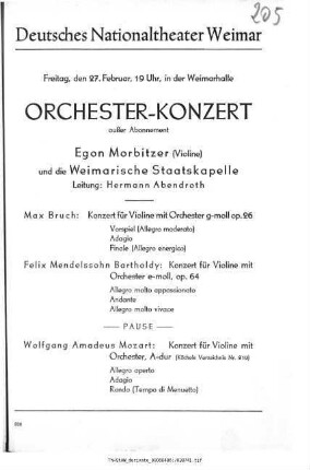 Orchester-Konzert