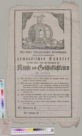 Gymnastischen Künstler