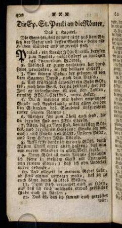 400-409, Das 1. - 4. Kapitel